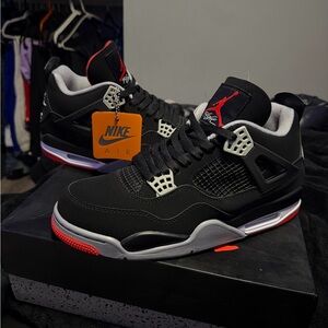 Jordan Black and Red Sneakers